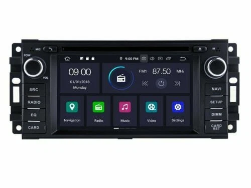 Autoradio e frontalini da auto dimensione 2 DIN con Android per Jeep