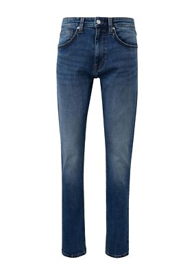 s.Oliver Herren Jeans MAURO blue Denim Hose Regular Fit Tapered Leg High Rise 