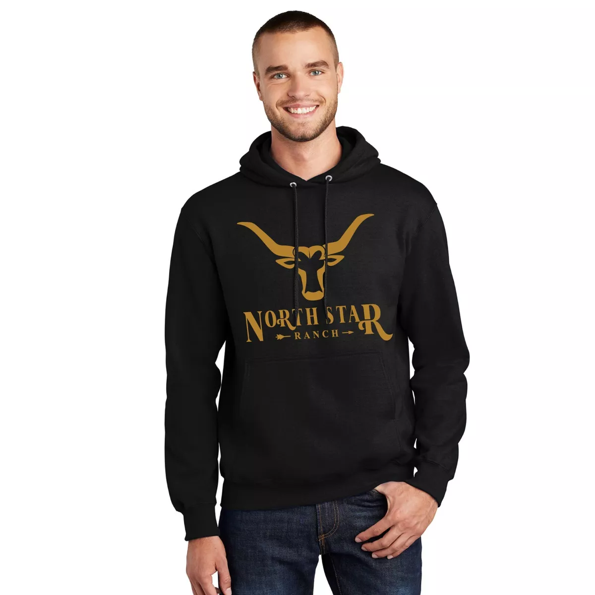 North Star Ranch Hoodie Port & Co Alaskan Bush People Dad Gift Husband Gift  NWT