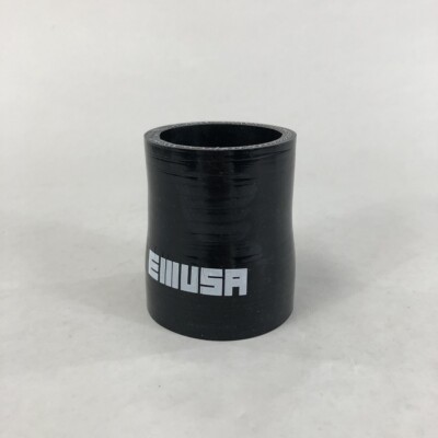 2'' to 2.25 Straight Universal Black Silicone hose Coupler 4 layer polyester
