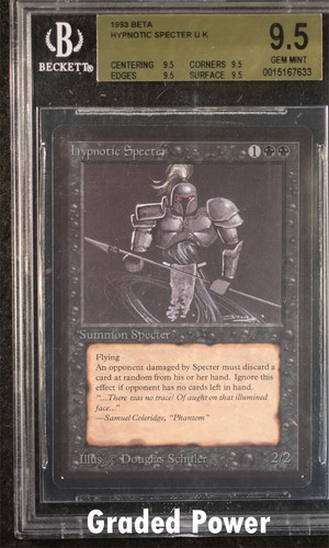Beta Hypnotic Specter BGS 9.5 (7633) QUAD Magic MTG