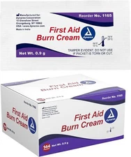 Dynarex 1165 First Aid Burn Cream Ointment For Minor Cuts, Wounds, (144/Bx)