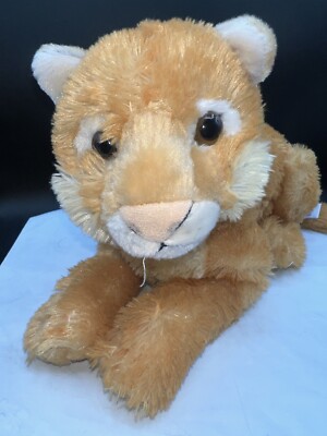 RARE Aurora  Female Lion Cat Plush Stuffed Animal Beanie Heavy bean filled paws 