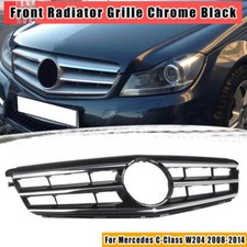 Kühlergrill Metallic Grill Avantgarde Für 08-14 2012 Mercedes-benz C-klasse W204