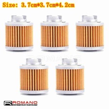 5x Filtri olio adatti a Honda 15412-HB6-003 86-87 ATC125M 87-88 TRX125 FOURTRAX Lifan