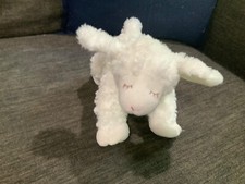 8 WHITE LAMB PLUSH WITH RATTLE INSIDE Stuffed Sheep