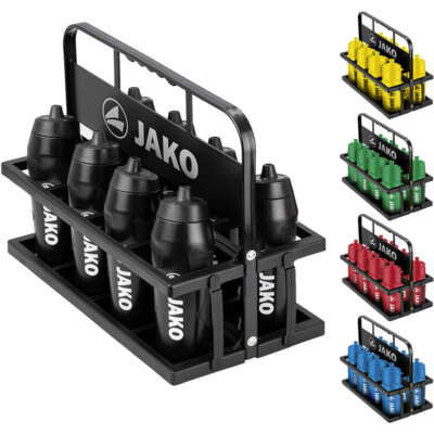 Jako Trinkflaschenhalter inkl. 8 Flaschen Halter Fußball Handball Sport Freizeit