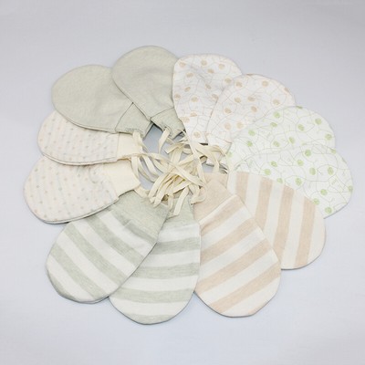 drawstring baby mittens