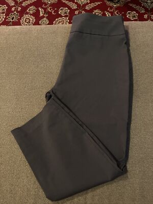 Alfani Women's Dress Cropped Pants Size Stretch Olive Green (BL)