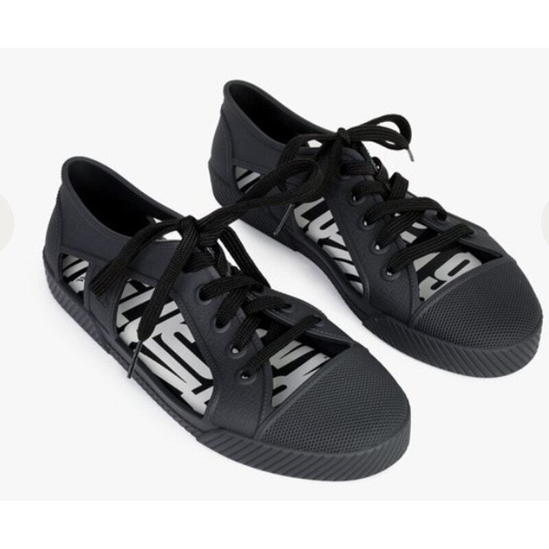 Melissa Women's X Vivienne Westwood Black Brighton Sneaker Size 6