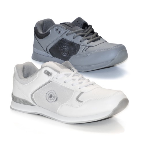DEK Men's Women's White Grey LAWN BOWLS TRAINERS Comfortable Bowling