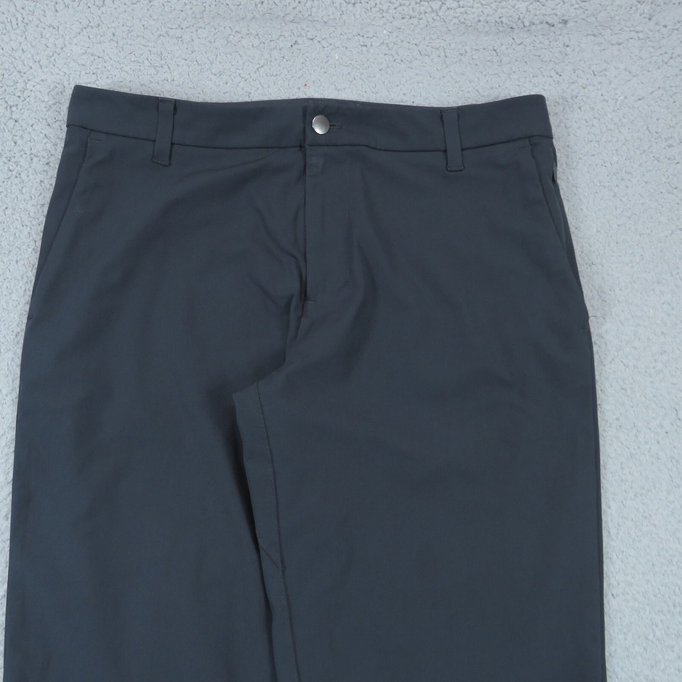 Lululemon Pants Mens 33x34 Commission Obsidian Grey Classic Stretch