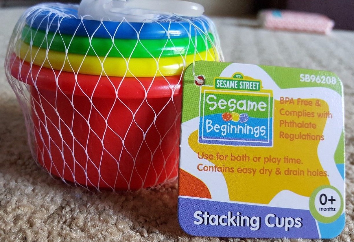 sesame street stacking cups