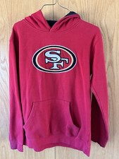 San Francisco 49ers Youth 14-16 Hoodie. Spot On Back
