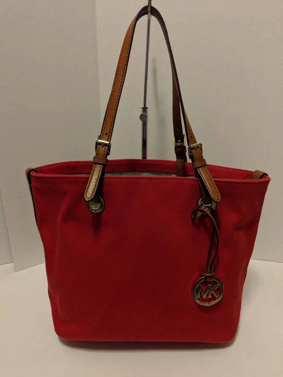 Michael Kors Red/Orange Tote Bag