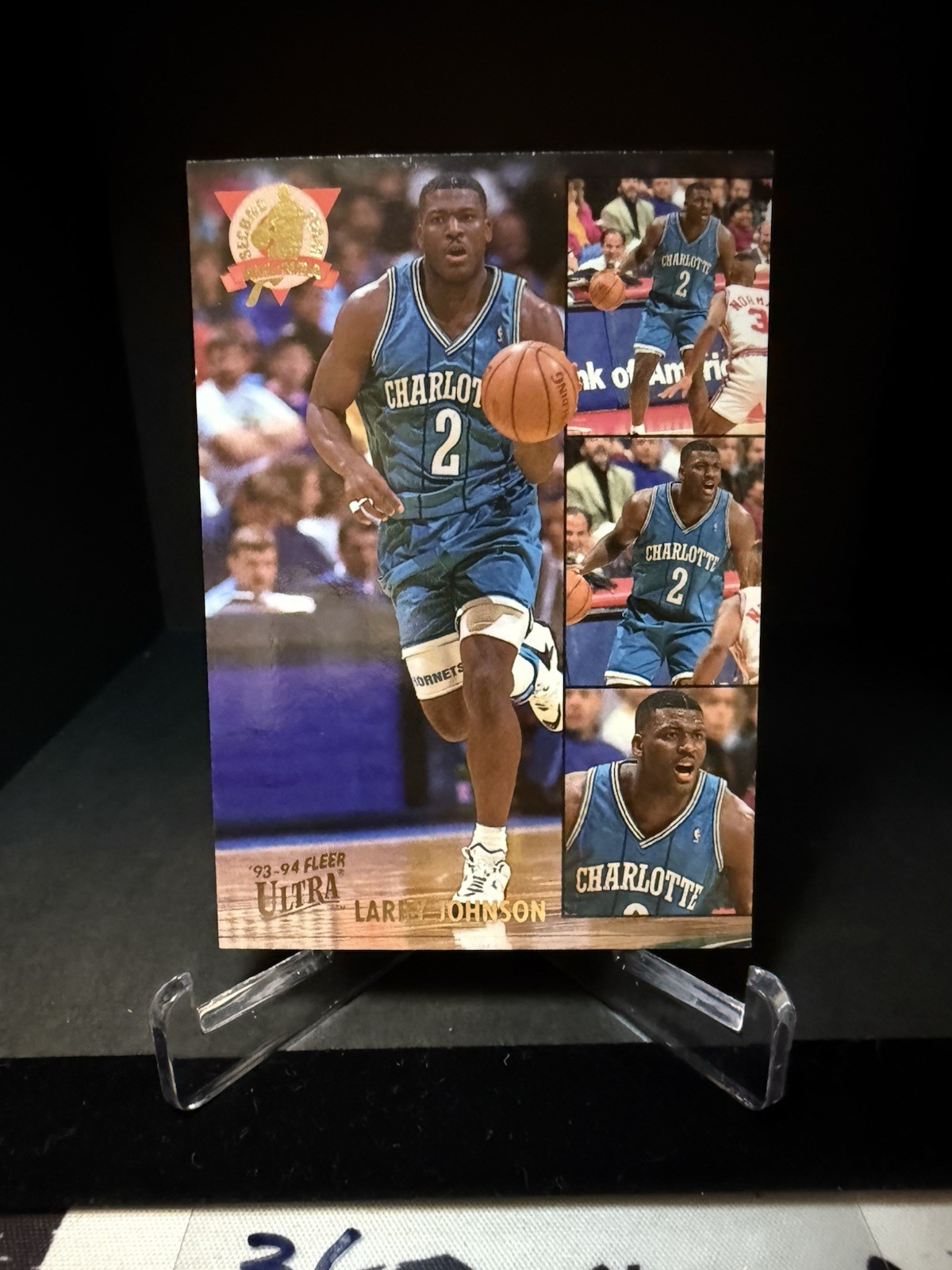 1993-94 Fleer Ultra All-NBA Larry Johnson #8.    3c