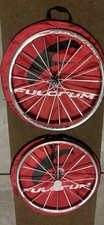 Fulcrum Racing 1 Campagnolo Freehub Cerchio Freno Lama Raggi Argento Wheelset NUOVO
