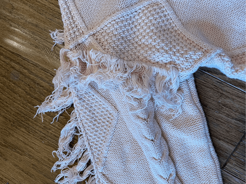 Kikit blush pink fringe sweater size m - Bild 7 von 10