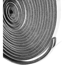 33Ft Brush Weather Stripping Soundproofing Fuzzy Felt 0.35"Wide x 0.6"Thick