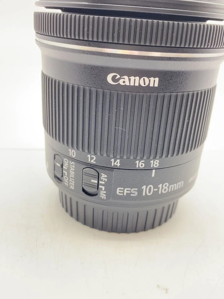 CANON Lens Ultra Wide Angle Zoom EFS 10-18mm f 4.5-5.6 IS STM Used - Image 2 of 4