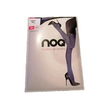 Noq Classic By Knittex 40 Denier Mireille Nero 4-L Tights New Free P P.