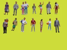 LOT  16  FIGURINES  ECHELLE 1/43  +-4 CM POUR DIORAMA DECORS  NEUF**********