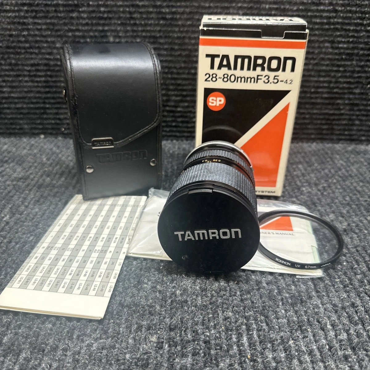 Tamron SP Camera Lenses 28-80mm Focal f/3.5-4.2 Maximum Aperture