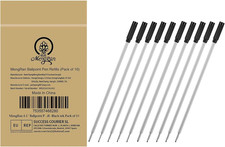 4.5'' Ballpoint Ink Pen Refills for Twist Pens,Black,10Pcs 1Mm Medium
