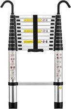 Compact 3.2M Aluminium Telescopic Ladder – Ideal for Loft & Gutter Access