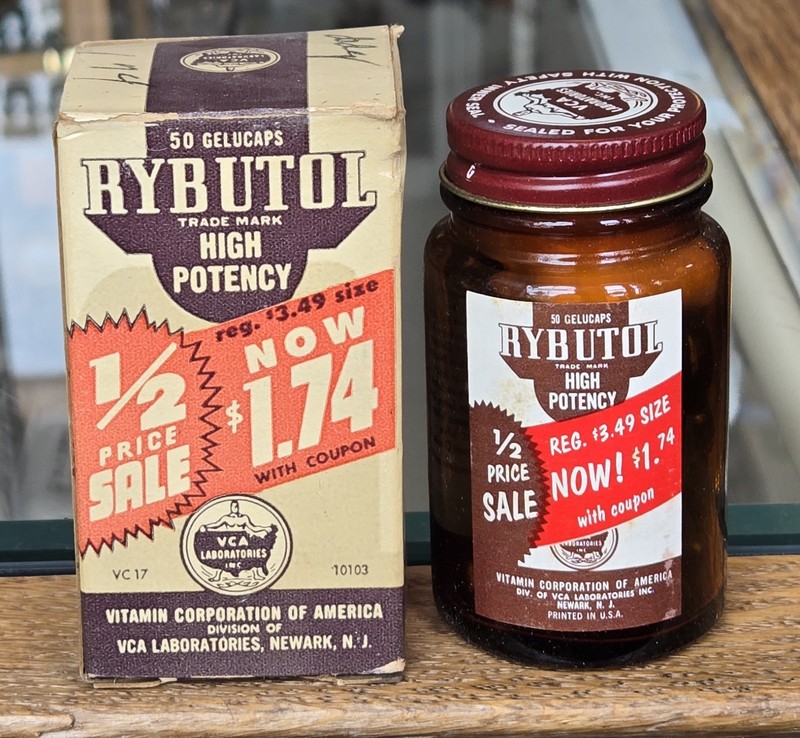 VINTAGE Rybutol Gelucaps Multivitamin-Mineral Supplement, Vitamin Laboratories