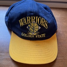 GOLDEN STATE WARRIORS Vintage Signature Series Snapback NBA Logo Hat Cap 1990's