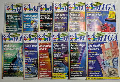 Amiga Magazin | Jahrgang 1993 | 12x Magazin | Markt & Technik Verlag