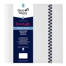 Quo Vadis 2026 Edition Time and Life Diary 16x16 Weekly Vertical Starting