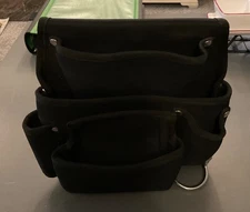 Black Multi Purpose Tool Pouch or Waist Belt Bag