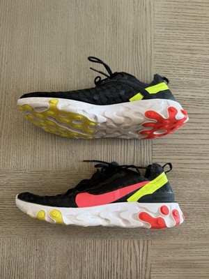 Nike React Element 55 Men's Running Shoes Black/Crimson Volt, Size 13