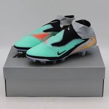IH3735-001 Nike Phantom 6 High Elite FG Chrome Black Men's