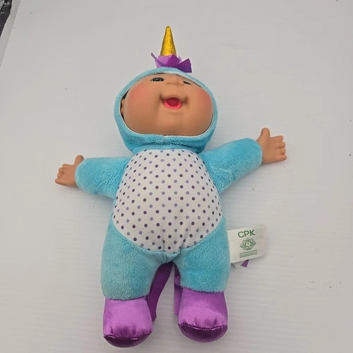 Cabbage Patch Kids Unicorn Cuties Fantasy Friends Blue Purple Plush CPK
