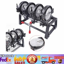 Manual Piping Pipe Fusion Welder 4 Clamps HDPE PP PE Butt Fusion Welding Machine