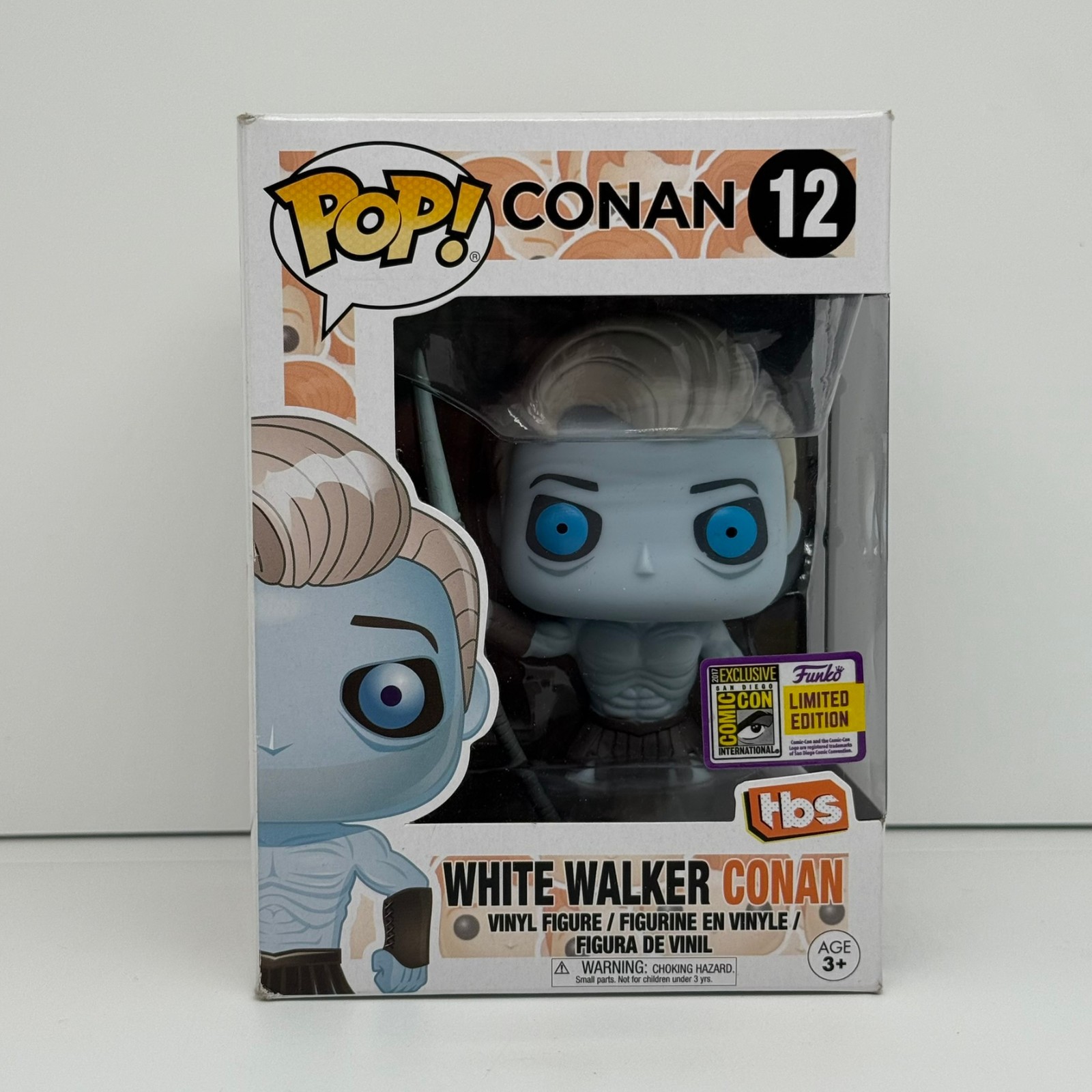 Funko Pop! #12 White Walker Conan Game Thrones 2017 Sdcc Exclusivo Con Protector