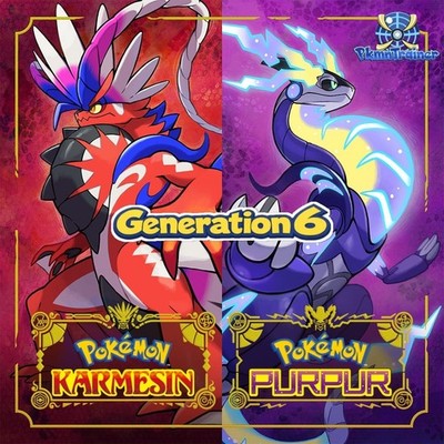 Gen 6 | Pokémon Karmesin & Purpur / Lv.100 / Max. IV