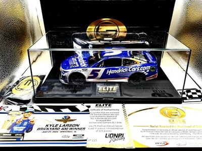 2024 Kyle Larson Elite Premier Brickyard 400 Win 1:24 Diecast | eBay