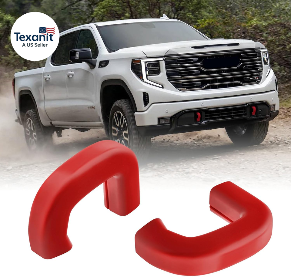 Tow Hook Covers Fit for GMC Sierra 1500 2019-2026 Vertical Tow Hooks ...