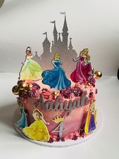 Personalised Disney Princess Themed Cake Topper