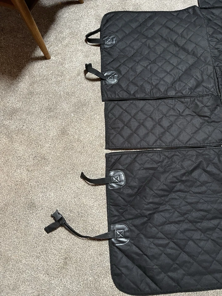 Black Quilted Waterproof Seat Cover Dogs,Children Packages Total Protection - Image 2 of 4