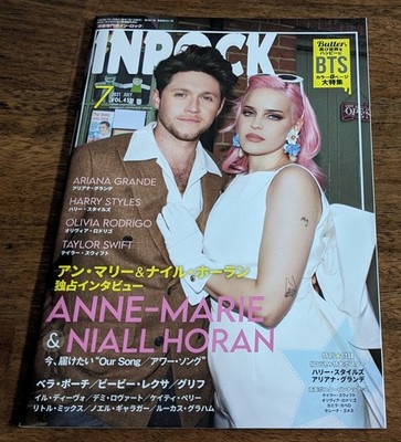 Used Japan INROCK Music Magazine 2021 July Vol.451 Anne-Marie&Niall Horan Cover