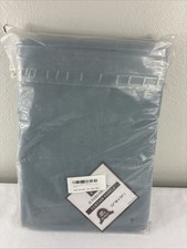 H.VERSAILTEX 100 Blackout Curtains 54  x 52  W Set of 2 Panels, Stone Blue