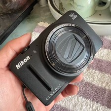 Nikon COOLPIX S9700 Digital Camera 16MP 30x Optical Zoom Black Wi-Fi GPS