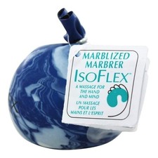 Isoflex for Stress Relief and Hand Exercise Marblized Assorted Colors, 1 Pack 