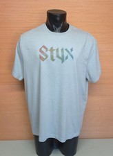 Styx Rock N Roll Band Light Gray Short Sleeve T-Shirt Adult Size 2XL