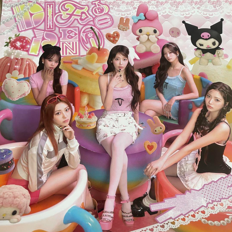 LE SSERAFIM DIFFERENT ALBUM My Melody Bonus item - 1 Poster Only
